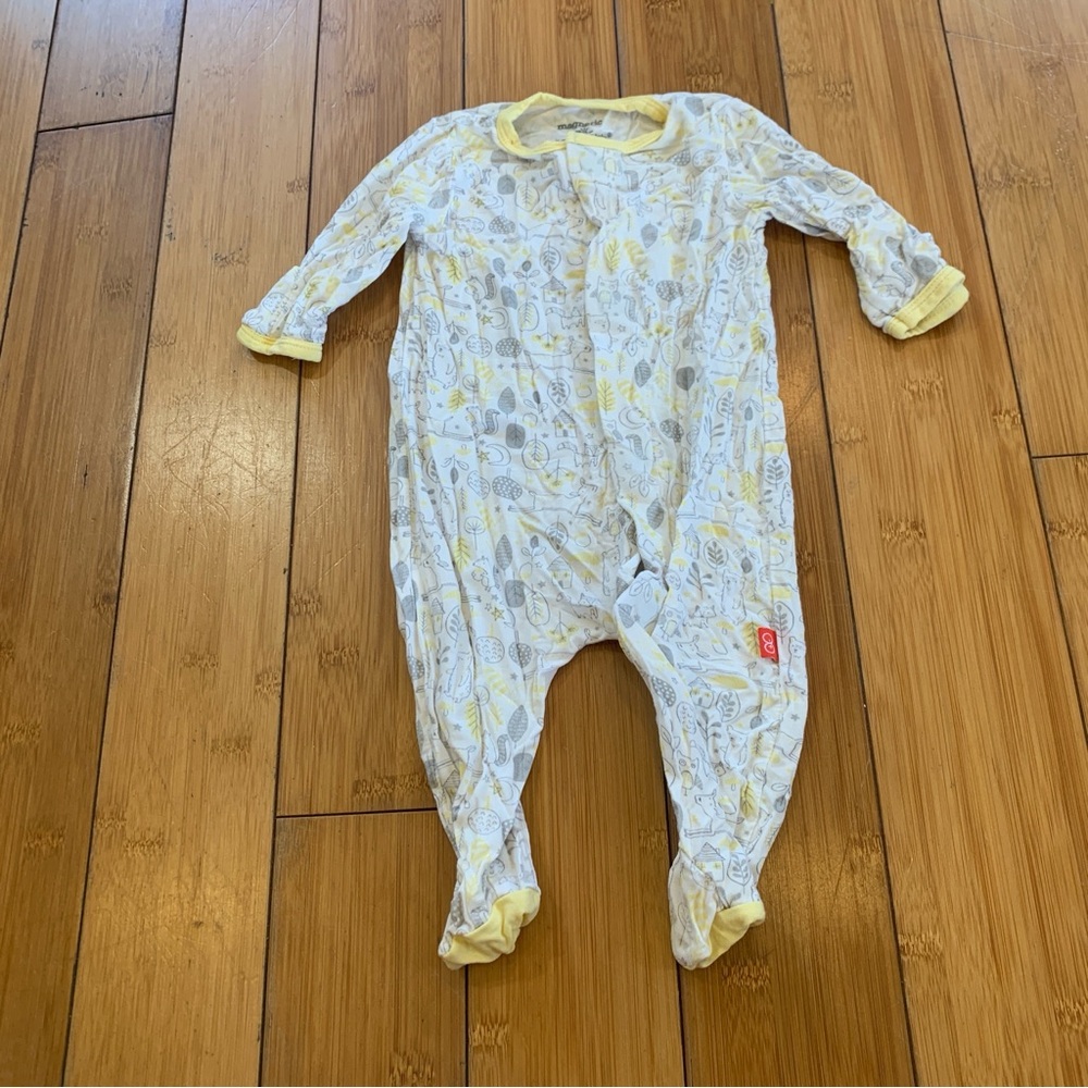 Magnetic Me Yellow Into the Woods Modal Footie